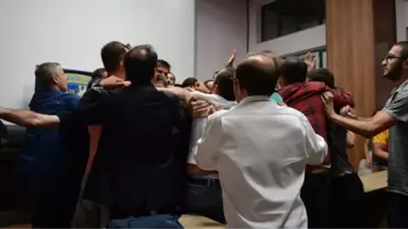 Chikhura Sachkhere-Bursaspor Maçı Sonrası Basın Odasında Çıkan Olaylar