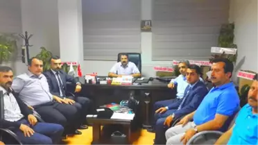 Çorum Ülkü Ocağı' ndan Türk Eğitim-Sen'e Kutlama Ziyareti