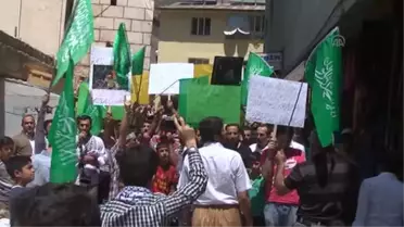 İsrail'in Gazze saldırılarının protesto edilmesi - HAKKARİ/BİTLİS/