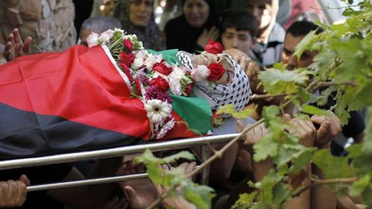 Ramallah'ta Ölen Muhammed'in Cenaze Töreninde Gözyaşları Sel Oldu