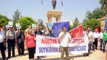 IŞİD'in Süryanilere Saldırısına Midyat'ta Protesto