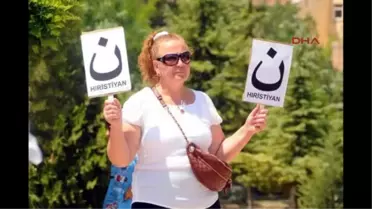 Işid'in Irak ve Suriye'deki Süryanilere Saldırısına Midyat'ta Protesto