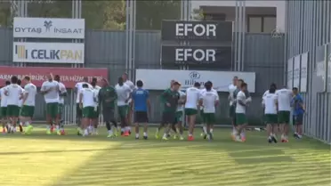 Bursaspor'da yeni sezon hazırlıkları