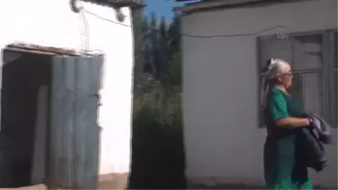 Kırgızistan'da seyyar hamam -