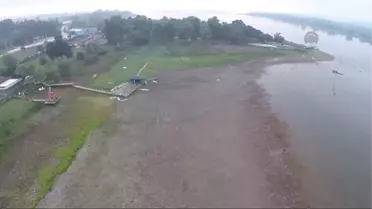 Sapanca Gölü'ndeki su seviyesi, son 22 yılın en düşüğünde -