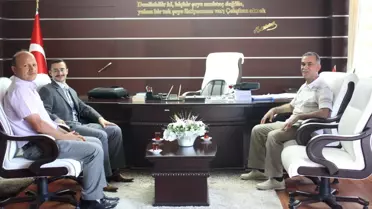 Tapu ve Kadastro Genel Müdürü Güney'den Kaymakam Güntepe'ye Ziyaret