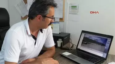 Giresun Havalimanı İnşaatını Bilgisayardan İzliyor
