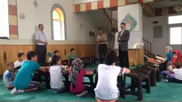 Hamamözü Kaymakamı Güntepe Yaz Kur'an Kurslarını Ziyaret Etti