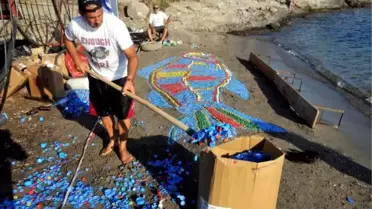 50 Bin Kapaktan Balık Figürüyle Kirlilik Mesajı