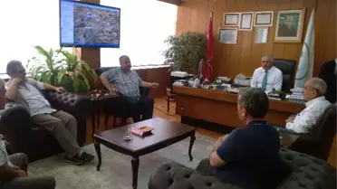 Başkan Kıymaz, DSİ 20.bölge Müdürü Mevlüt Aydın'ı Ziyaret Etti