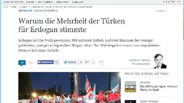Türklere Hakaret Ettiği Gerekçesiyle Alman Gazetesinden Şikayetçi Oldu