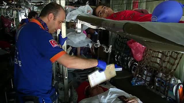 Yaralı Filistinliler'in umuda yolculuğu -