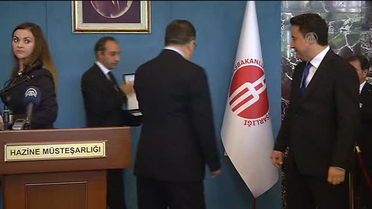 Hazine Müsteşarı Çanakcı ve Müsteşar Yardımcısı Aktaş