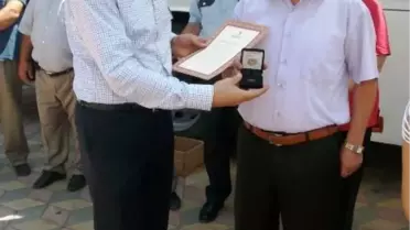 Havran'da 10 Gönüllü Kan Bağışçısına Madalya Verildi