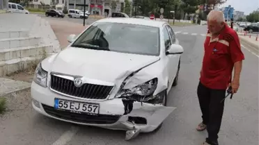 Samsun'da Trafik Kazası: 2 Yaralı