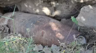 Erzurum'da Patlamamış Havan Mermisi Bulundu