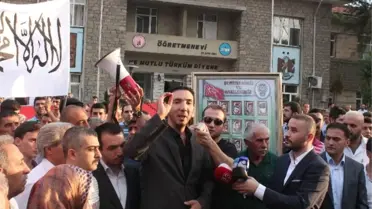 Ülkü Ocaklarından PKK'lının Heykelinin Dikilmesine Tepki