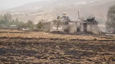 Tunceli'de İki Ayrı Yerde Çıkan Yangın Paniğe Neden Oldu