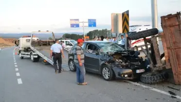 Osmancık'ta Trafik Kazası: 4 Yaralı
