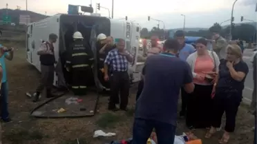 Abant Kavşağında Kaza: 20 Yaralı