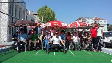 Alaçam'da Paralimpik Bedensel Engelliler Boccia Çalışmaları