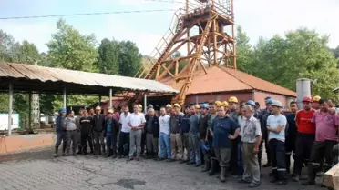 Ereğli'de Madencilerin Eylemi Devam Ediyor