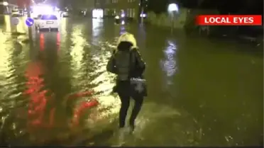 Danimarka'da Şiddetli Yağış Hayatı Felç Etti