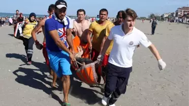 Denize Giren 3 Kişi Boğulma Tehlikesi Geçirdi