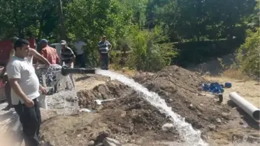 Çemişgezek'te İçme Suyu Çalışmaları