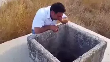 Su Kuyusuna Yusuf Suresi'ni Okuyan Hafızın Görüntüleri Rekor Kırıyor