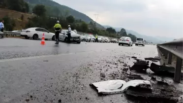 Bolu'da Zincirleme Kaza: 3 Yaralı