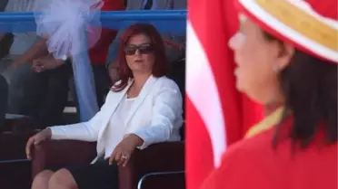 Aydın'ın Kurtuluş Törenine Kadın Mehter Takımı Damga Vurdu