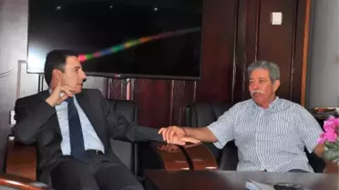 Kaymakam Oral'dan Barışık'a Nezaket Ziyareti