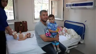 Batman'daki Çocuk Hastanesinde, 1 Yatakta 3 Çocuk