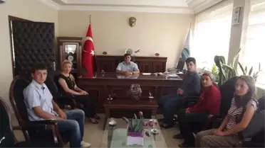Engelli Öğrencilerden Beyşehir Kaymakamı Başıbüyük'e Ziyaret