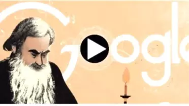 Google'dan Tolstoy'a Özel Doodle