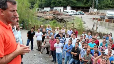 150 Madenciye Çıkışları Verildi, Patron ve İşçiler Ağladı