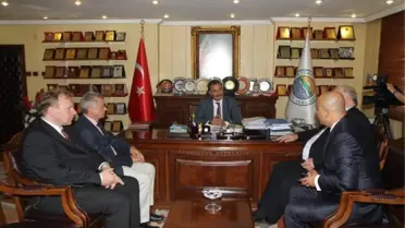 Alman Heyetten Başkan Tuna'ya Ziyaret