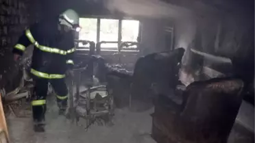 Huzurevindeki Yangın Tatbikatı Gerçek Oldu