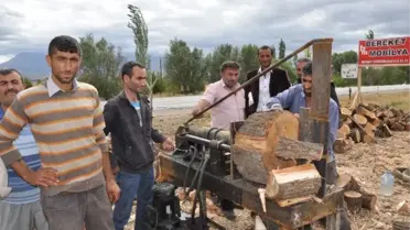 Oduncunun İlginç Buluşu: 'Odunmatik'