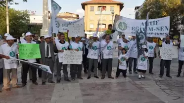 Eğitimciler Eylem Yaptı