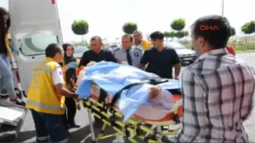 Besni'de Ehliyetsiz ve Kasksız Motosikletli Yaralandı