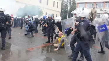 Sinop'ta Yapılan Eylemde Olaylar Çıktı