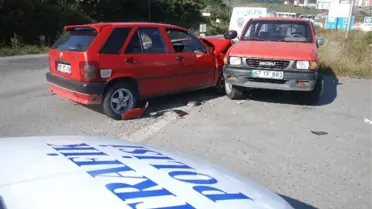 Zonguldak Ereğli'de Trafik Kazası: 1 Yaralı