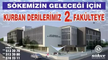 Kurban Derileri Söke'nin 2. Fakültesi'ne Tuğla Olacak