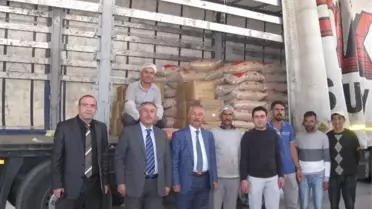 Van'dan Suruç'a 20 Ton Gıda Malzemesi
