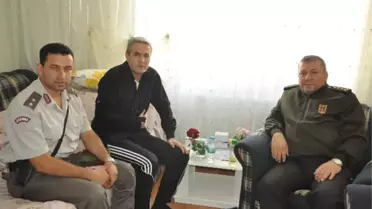 Yozgat İl Jandarma Komutanı Albay Selçuk Yıldırım, Yerköy Şehit Aileleri Dernek Başkanı Ahmet...
