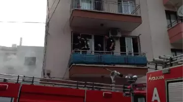Mutfakta Çıkan Yangında Maddi Hasar Meydana Geldi