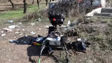 Çapa Makinesine Sıkışan Çiftçinin Ayakları Koptu