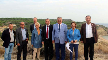 CHP'li Vekiller İmara Karşı Bozcaada'da